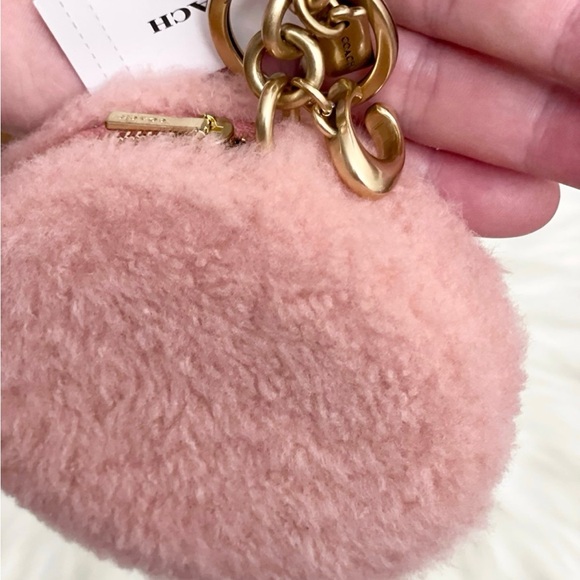 NWT Coach Coin Case In Shearling CO226 - Picture 7 of 9